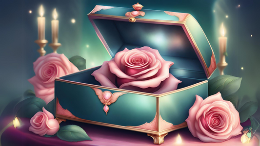 Elegant Rose Jewelry Box