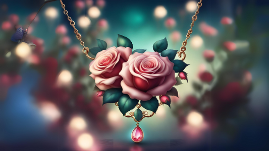 Elegant Roses Necklace