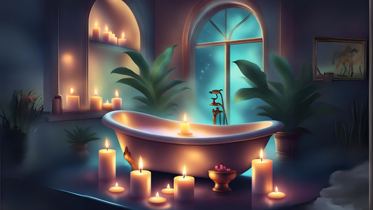 Creating a Relaxing Atmosphere with Candles for a Luxurious Bath