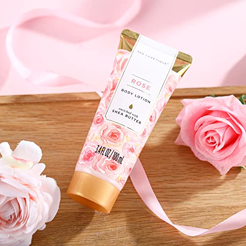 8pcs Rose Bath Gift Set