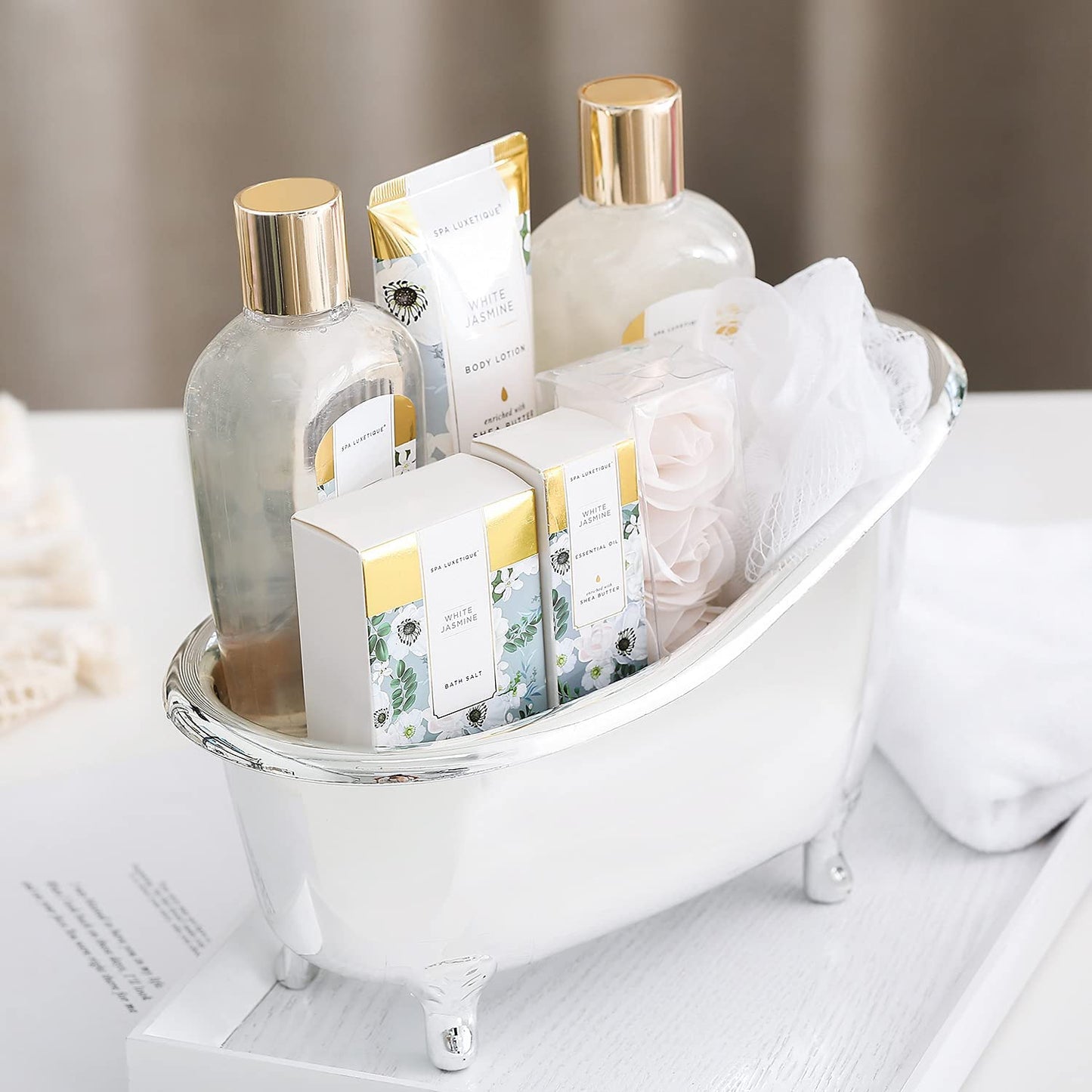 8pcs Rose Bath Gift Set