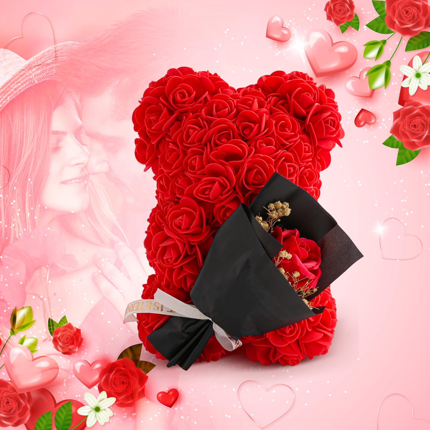 Rose Teddy Bear